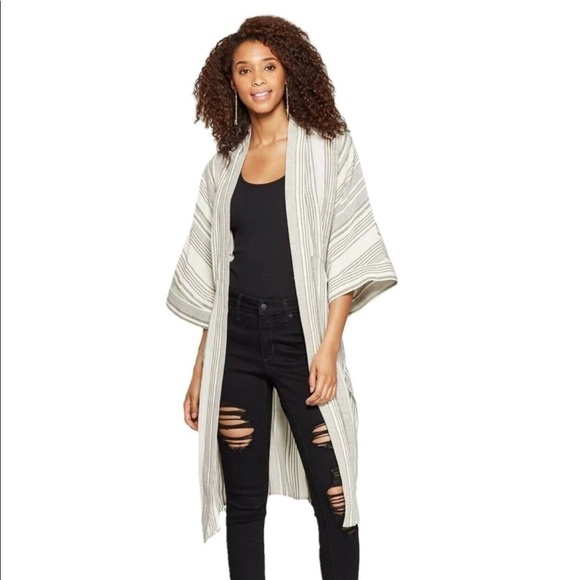Universal Thread Striped Kimono - Picture 1 of 6